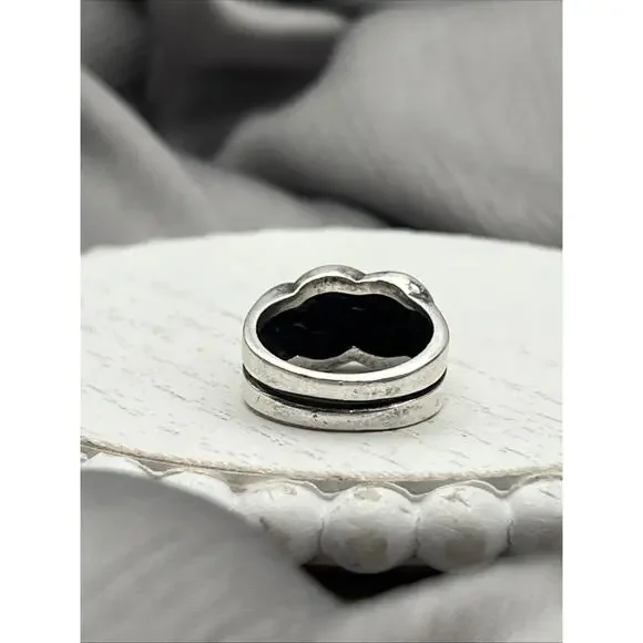 James Avery Retired Size 8 Braided Woven Ring Neat Piece!